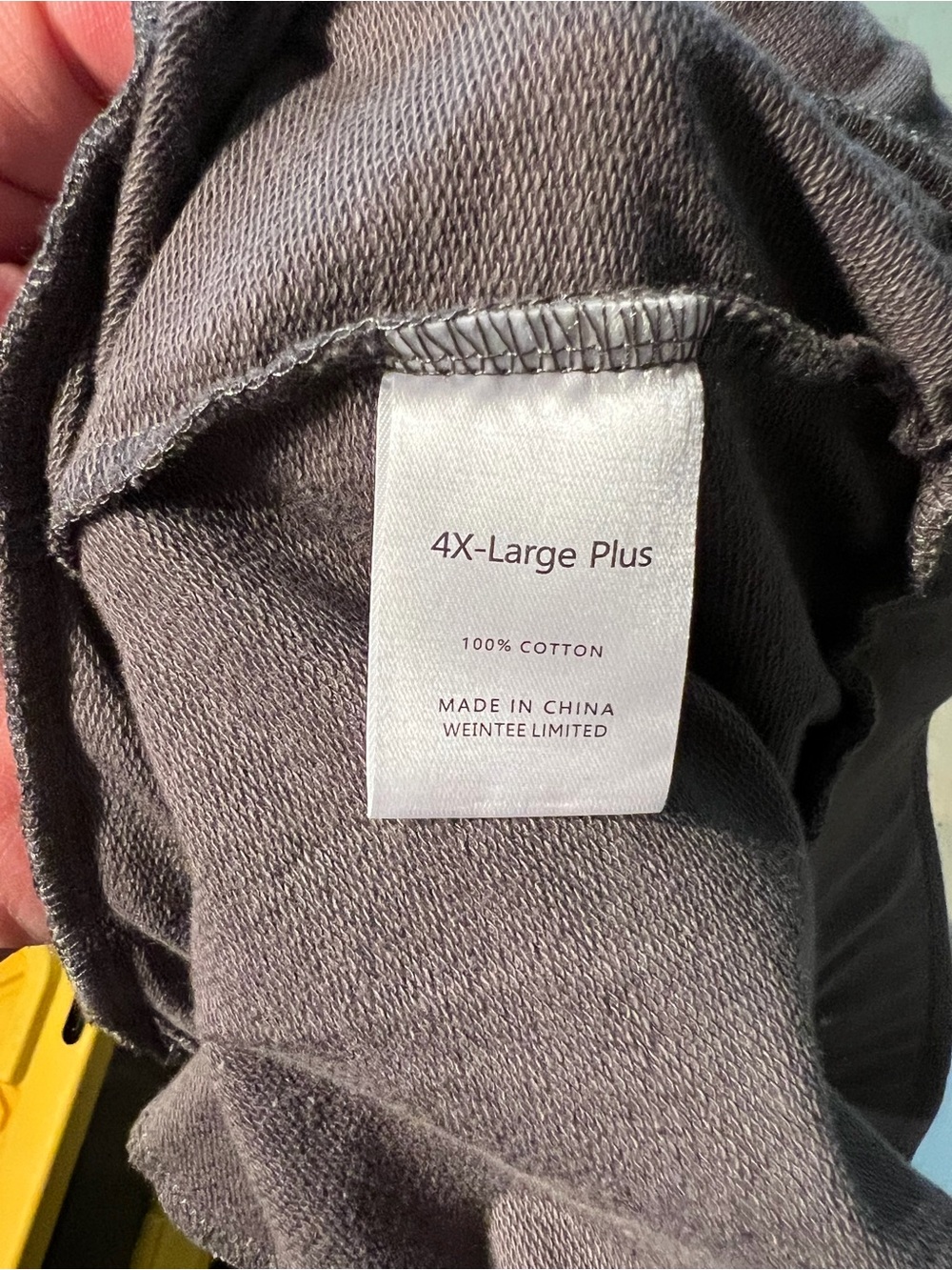 Women’s Gray Cotton Capri Pants 4X Plus Size Drawstring Pockets - Picture 5 of 6